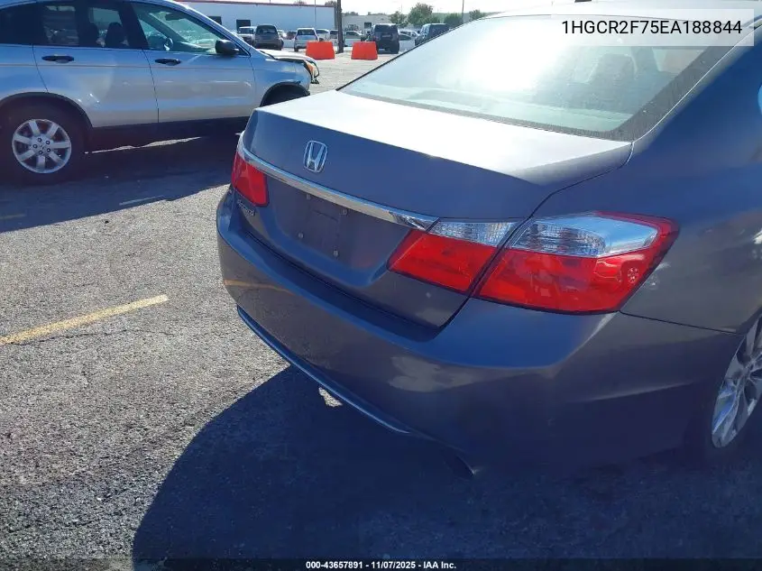 1HGCR2F75EA188844 2014 Honda Accord Ex
