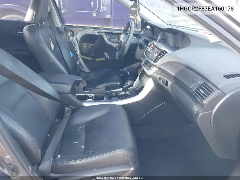 1HGCR2F87EA160178 2014 Honda Accord Ex-L