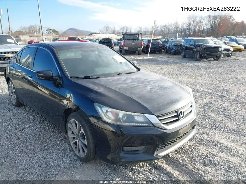 1HGCR2F5XEA283222 2014 Honda Accord Sport