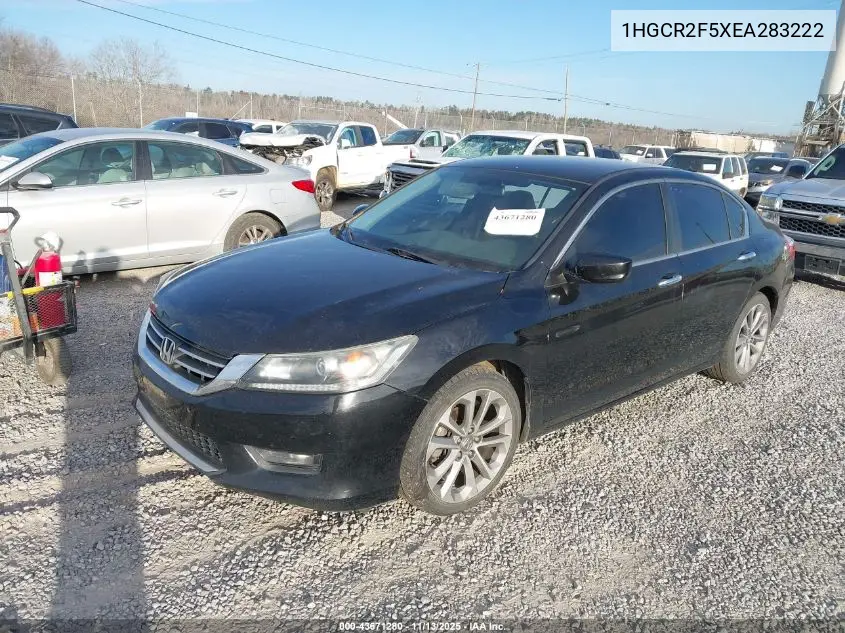 1HGCR2F5XEA283222 2014 Honda Accord Sport