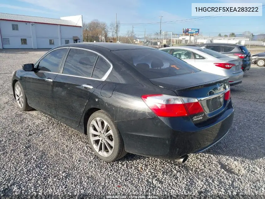 1HGCR2F5XEA283222 2014 Honda Accord Sport