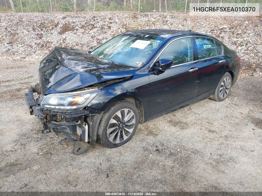 1HGCR6F5XEA010370 2014 Honda Accord Hybrid Ex-L