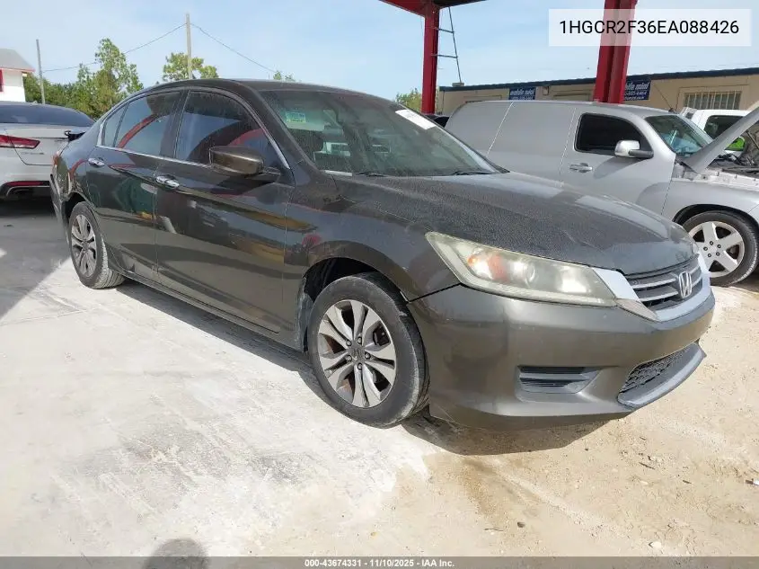 1HGCR2F36EA088426 2014 Honda Accord Lx