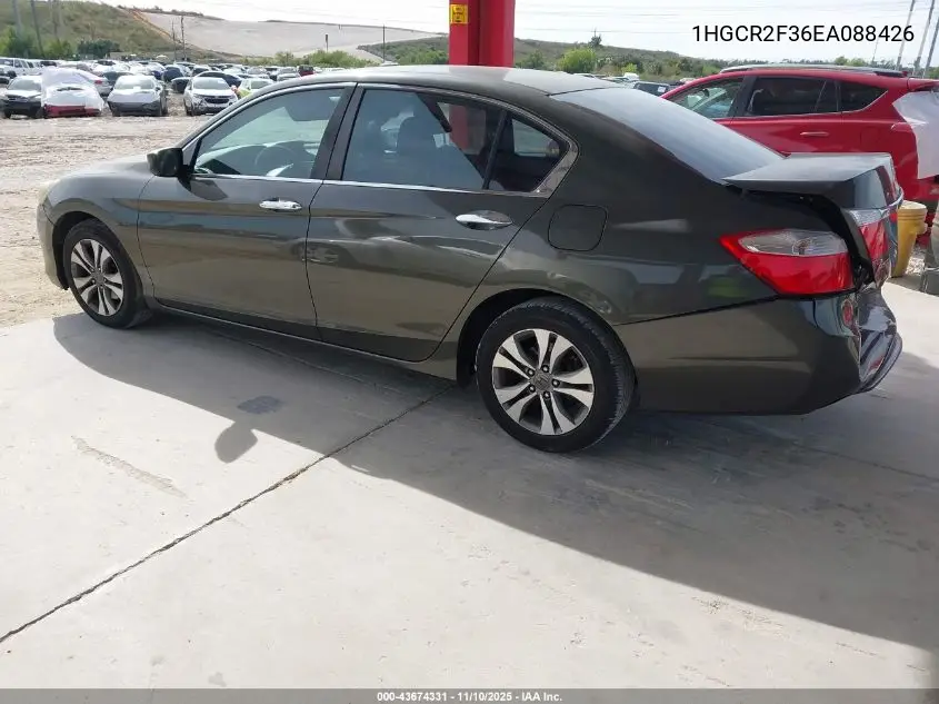 1HGCR2F36EA088426 2014 Honda Accord Lx