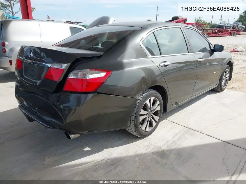 1HGCR2F36EA088426 2014 Honda Accord Lx