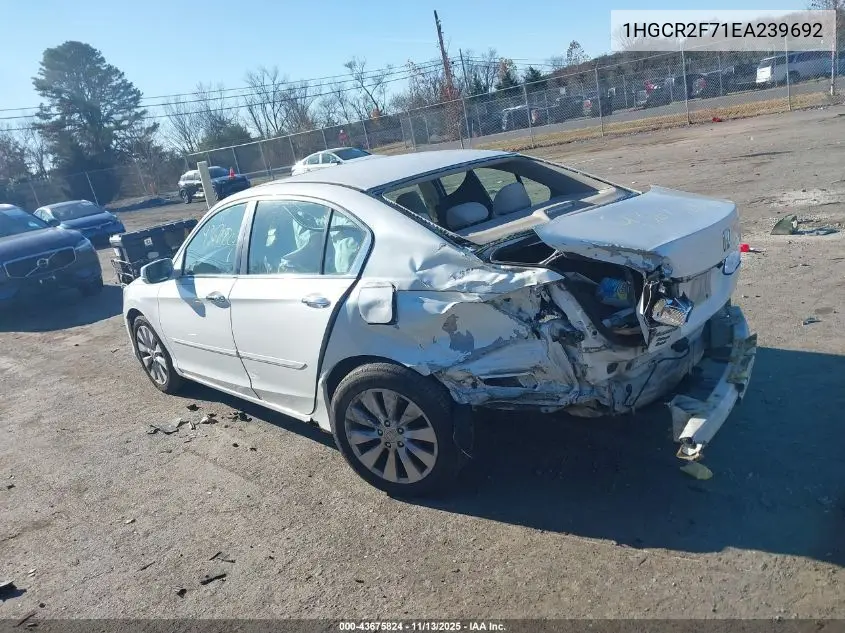 1HGCR2F71EA239692 2014 Honda Accord Ex