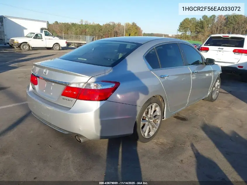 1HGCR2F56EA033072 2014 Honda Accord Sport