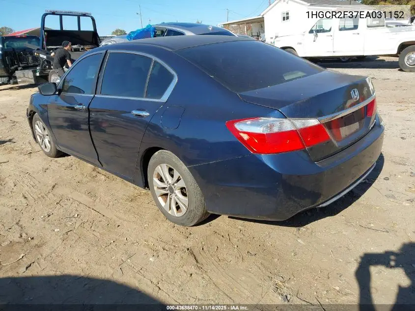 1HGCR2F37EA031152 2014 Honda Accord Lx