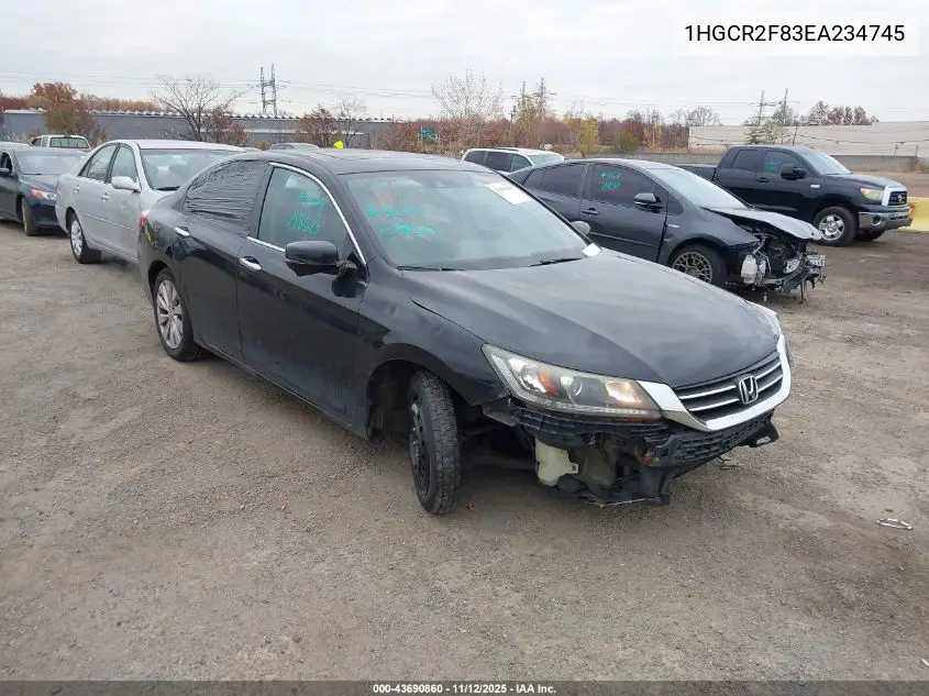 1HGCR2F83EA234745 2014 Honda Accord Ex-L