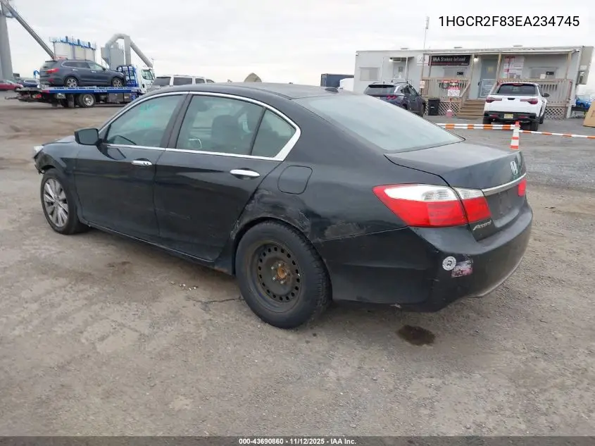 1HGCR2F83EA234745 2014 Honda Accord Ex-L