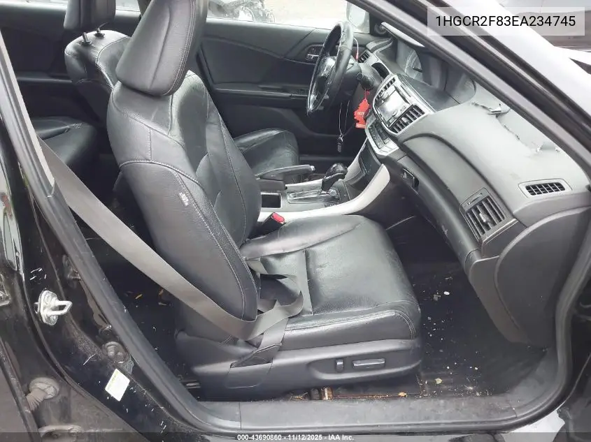 1HGCR2F83EA234745 2014 Honda Accord Ex-L