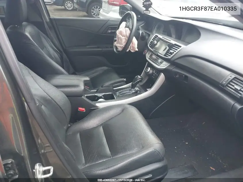 1HGCR3F87EA010335 2014 Honda Accord Ex-L V-6