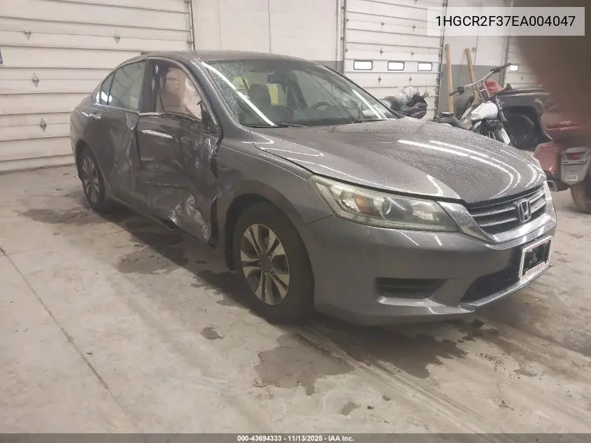1HGCR2F37EA004047 2014 Honda Accord Lx