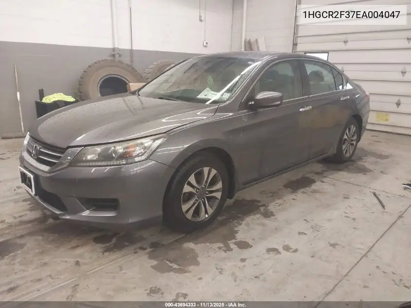 1HGCR2F37EA004047 2014 Honda Accord Lx