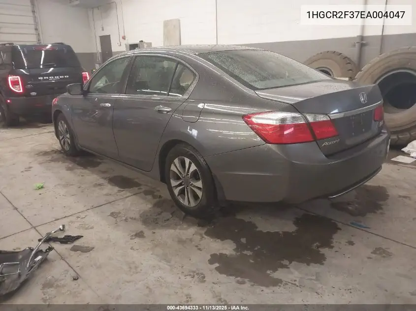 1HGCR2F37EA004047 2014 Honda Accord Lx