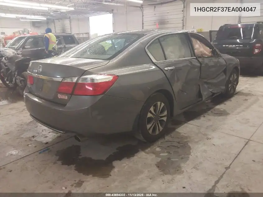 1HGCR2F37EA004047 2014 Honda Accord Lx