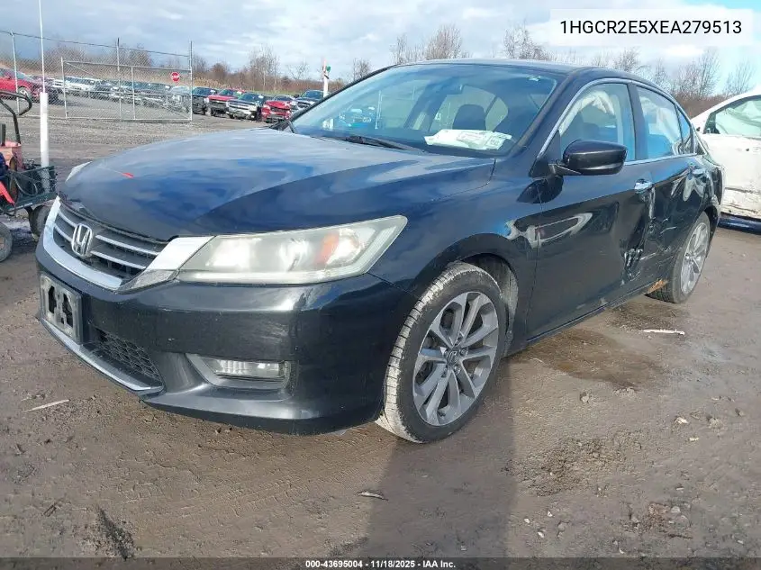 1HGCR2E5XEA279513 2014 Honda Accord Sport