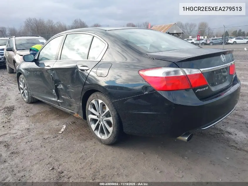 1HGCR2E5XEA279513 2014 Honda Accord Sport