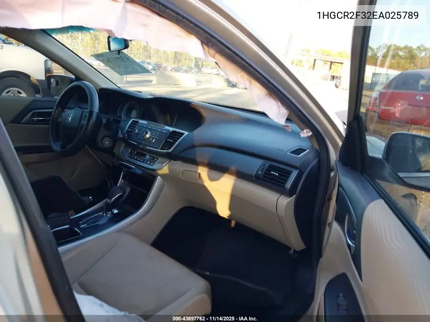 1HGCR2F32EA025789 2014 Honda Accord Lx