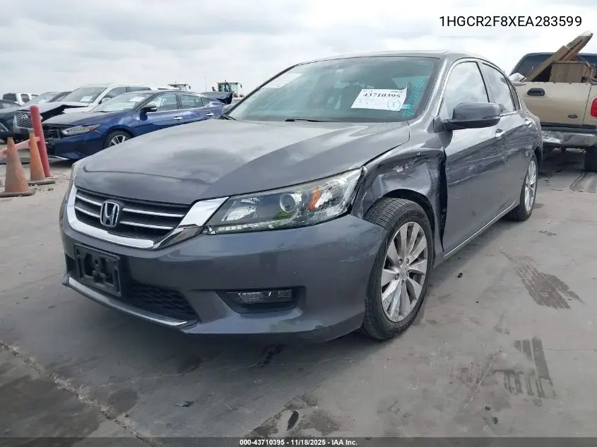 1HGCR2F8XEA283599 2014 Honda Accord Ex-L