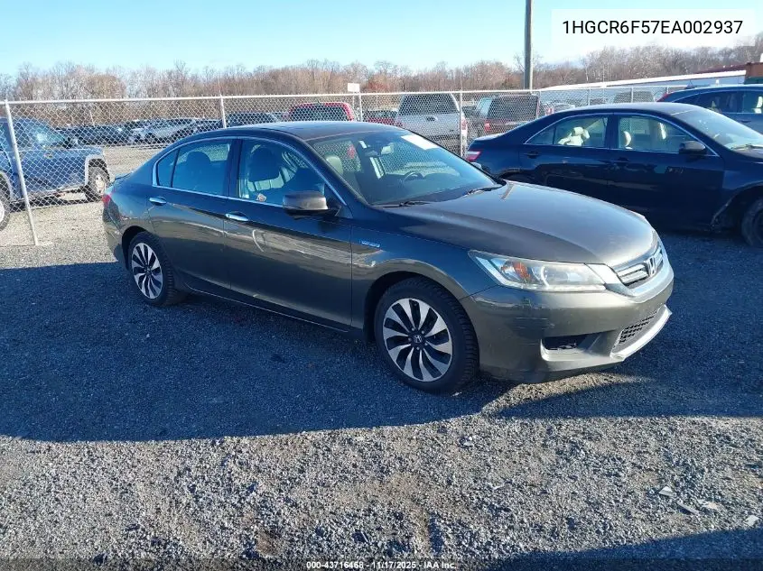 1HGCR6F57EA002937 2014 Honda Accord Hybrid Ex-L