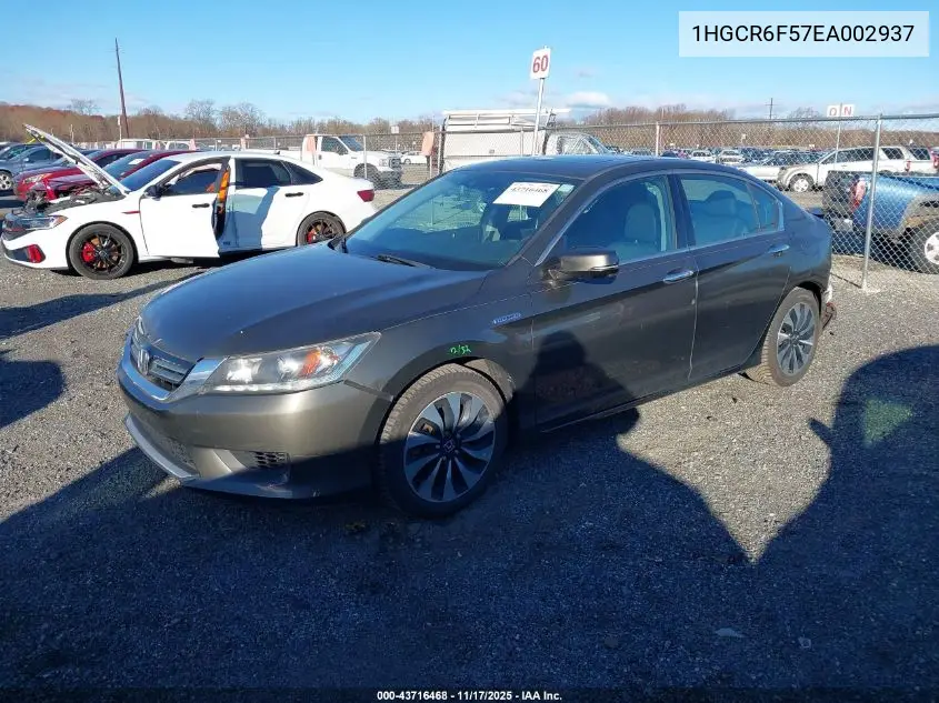 1HGCR6F57EA002937 2014 Honda Accord Hybrid Ex-L