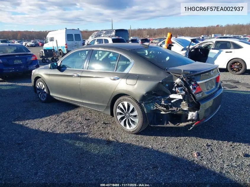 1HGCR6F57EA002937 2014 Honda Accord Hybrid Ex-L