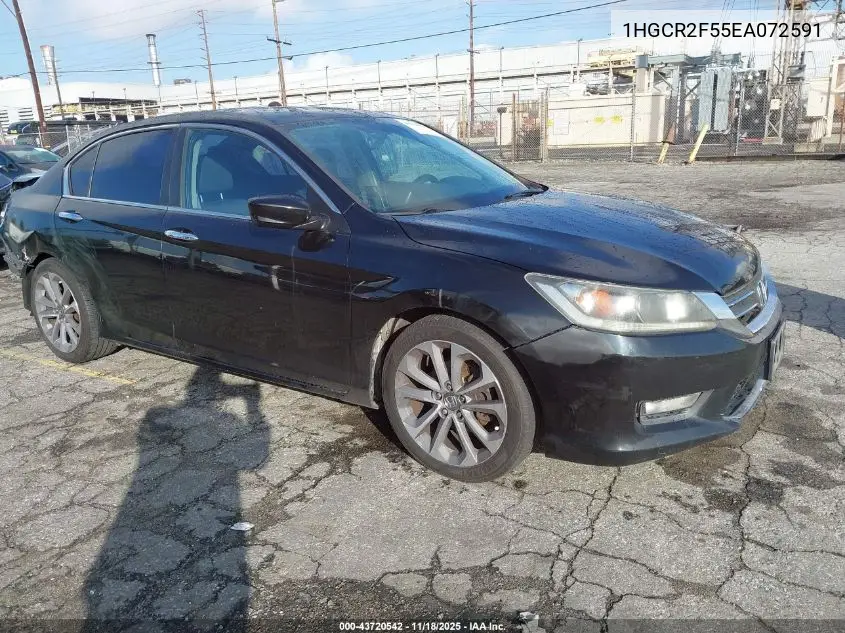 1HGCR2F55EA072591 2014 Honda Accord Sport