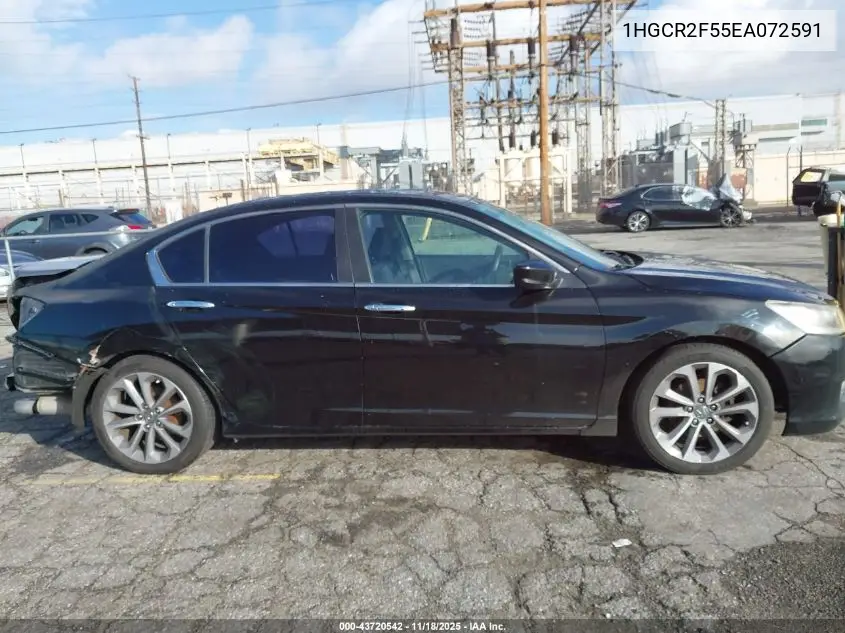 1HGCR2F55EA072591 2014 Honda Accord Sport