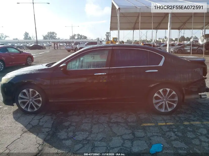 1HGCR2F55EA072591 2014 Honda Accord Sport