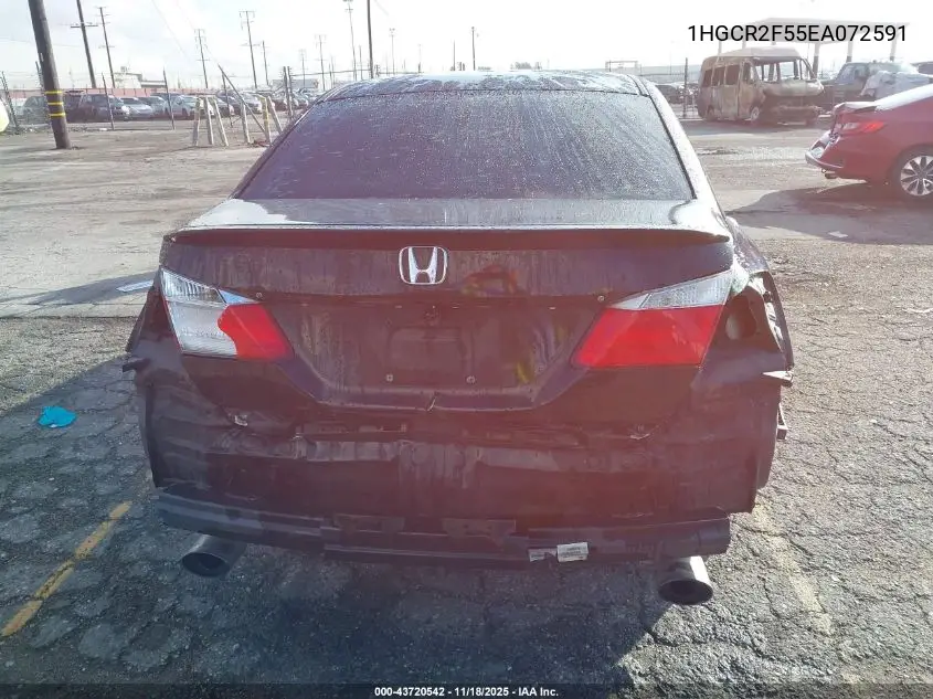 1HGCR2F55EA072591 2014 Honda Accord Sport