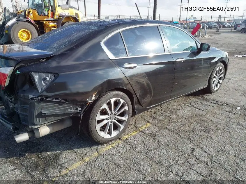 1HGCR2F55EA072591 2014 Honda Accord Sport