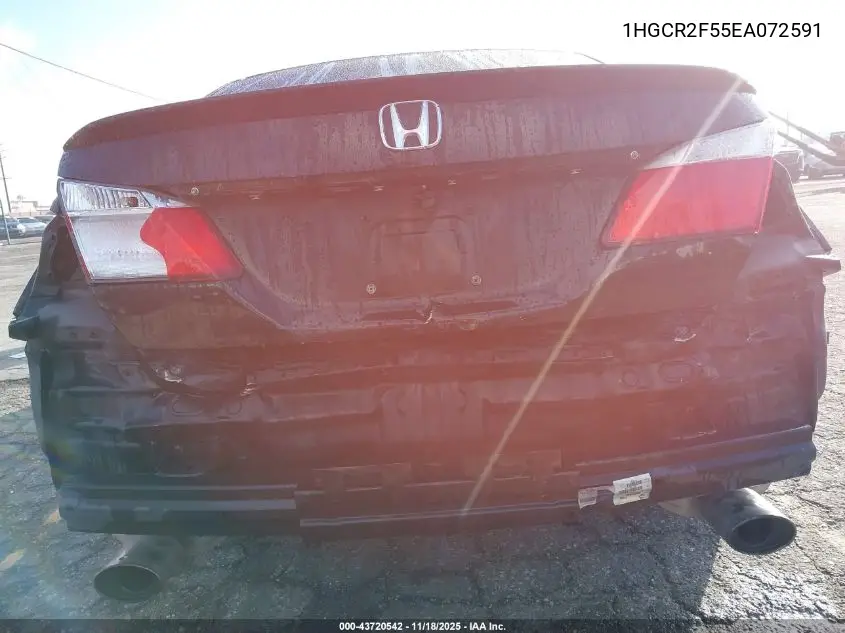 1HGCR2F55EA072591 2014 Honda Accord Sport