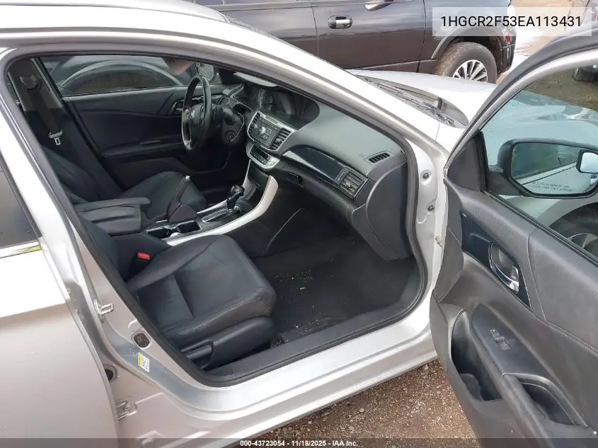 1HGCR2F53EA113431 2014 Honda Accord Sport