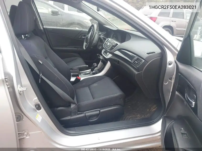 1HGCR2F50EA283021 2014 Honda Accord Sport