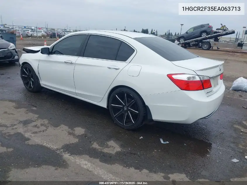 1HGCR2F35EA063713 2014 Honda Accord Lx