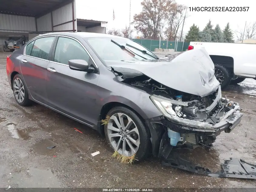 1HGCR2E52EA220357 2014 Honda Accord Sport