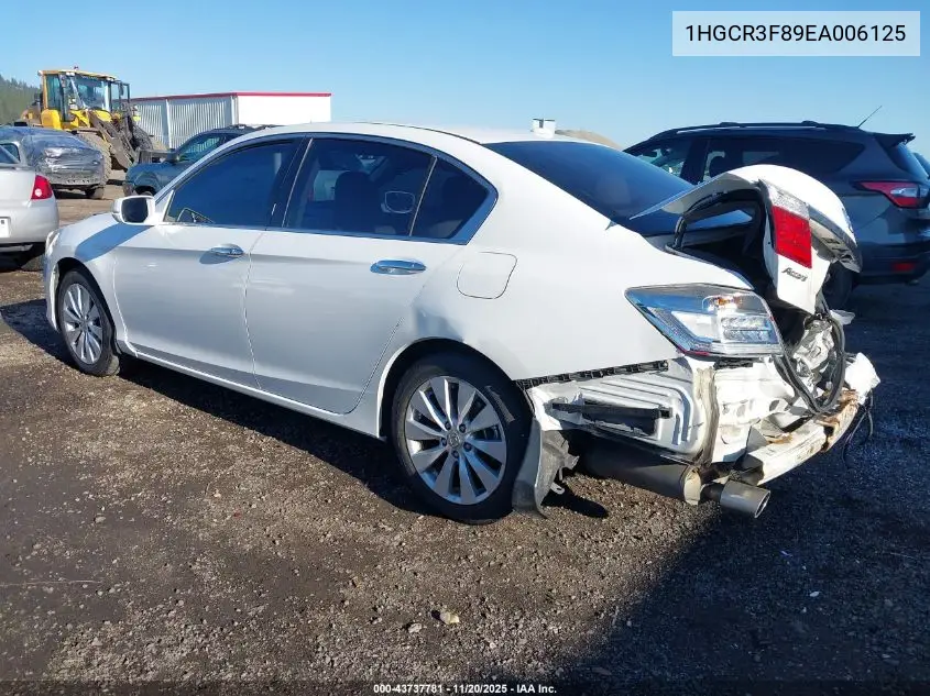 1HGCR3F89EA006125 2014 Honda Accord Ex-L V-6