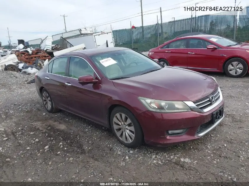 1HGCR2F84EA227125 2014 Honda Accord Ex-L