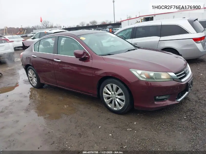 1HGCR2F76EA176900 2014 Honda Accord Ex