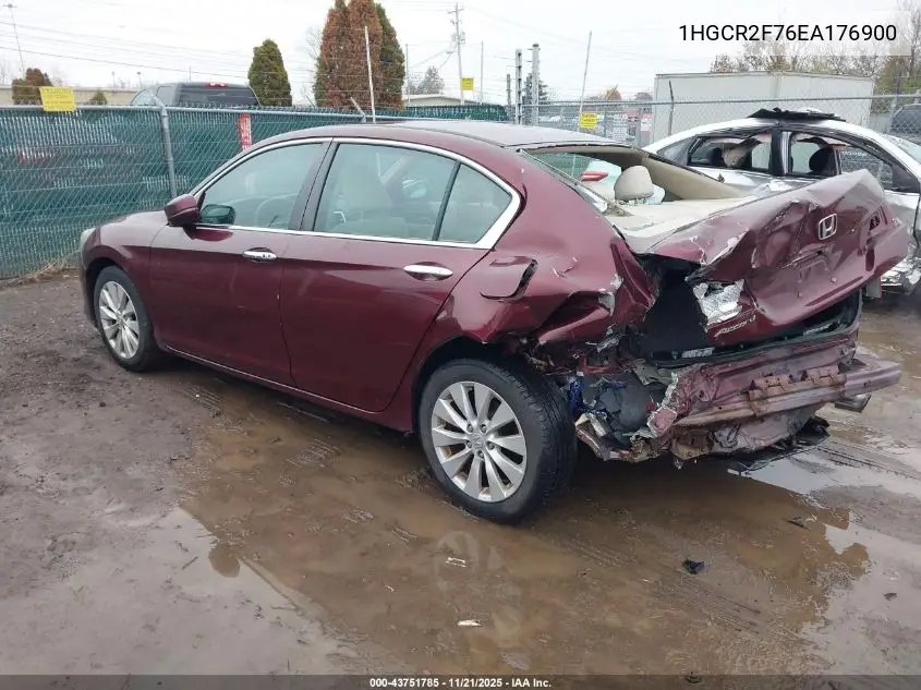 1HGCR2F76EA176900 2014 Honda Accord Ex