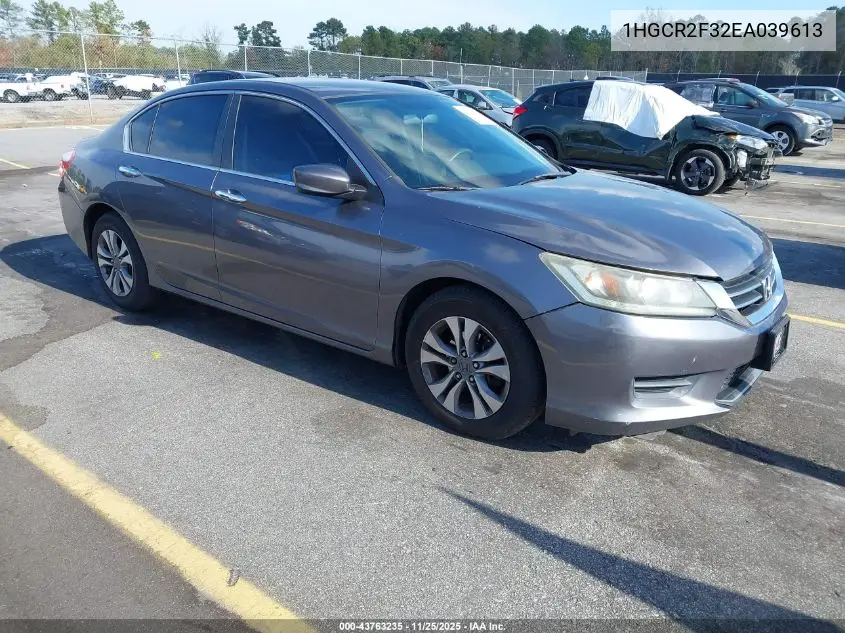 1HGCR2F32EA039613 2014 Honda Accord Lx