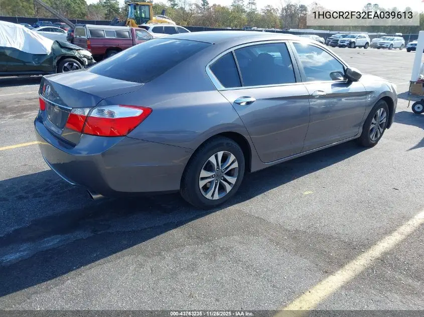 1HGCR2F32EA039613 2014 Honda Accord Lx