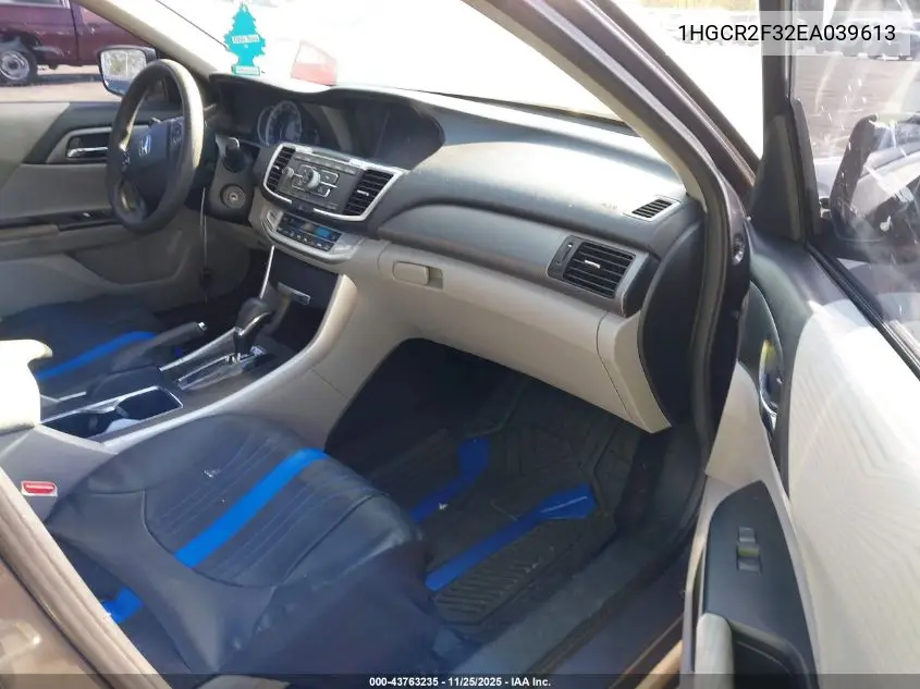 1HGCR2F32EA039613 2014 Honda Accord Lx