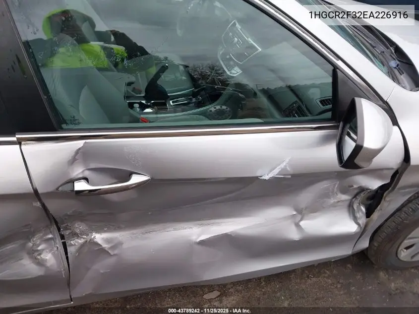 1HGCR2F32EA226916 2014 Honda Accord Lx