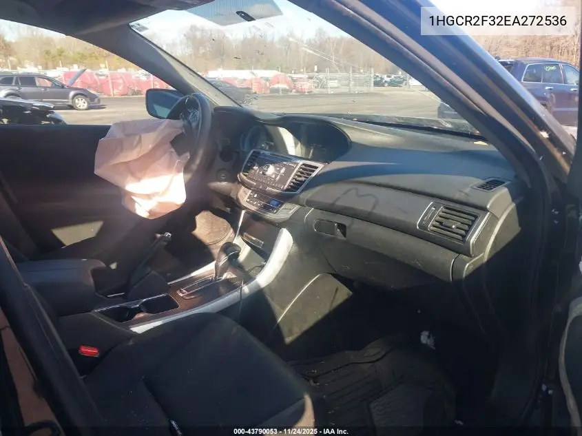 1HGCR2F32EA272536 2014 Honda Accord Lx