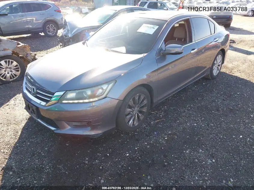 1HGCR3F85EA033788 2014 Honda Accord Ex-L V-6