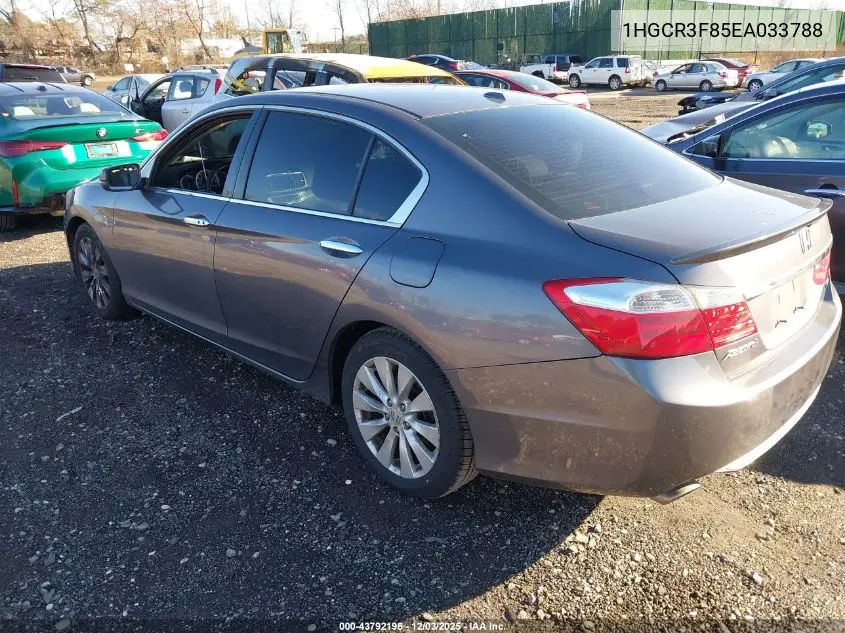 1HGCR3F85EA033788 2014 Honda Accord Ex-L V-6