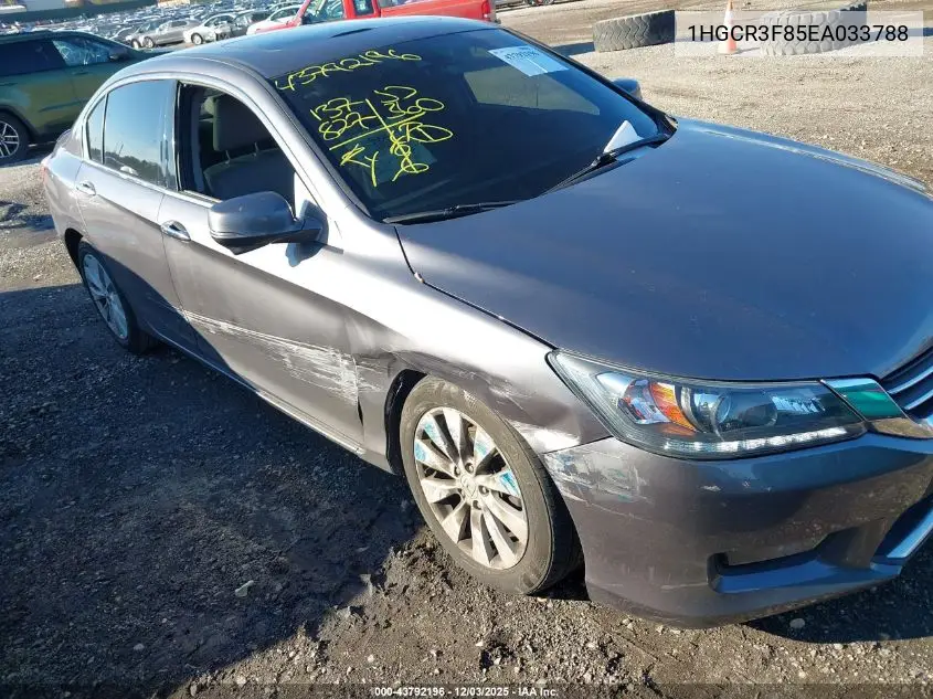 1HGCR3F85EA033788 2014 Honda Accord Ex-L V-6
