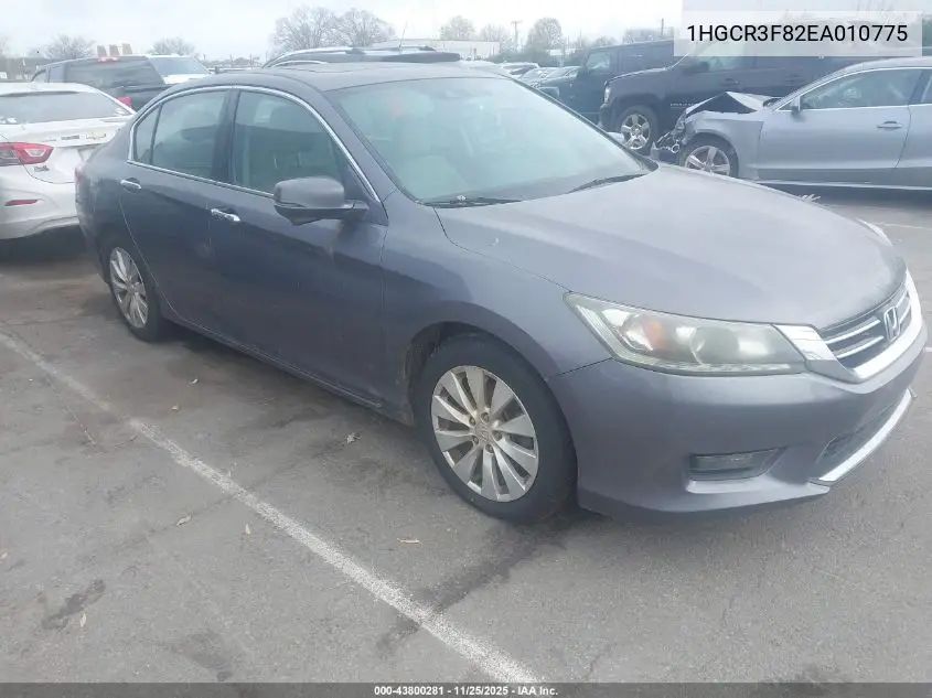 1HGCR3F82EA010775 2014 Honda Accord Ex-L V-6